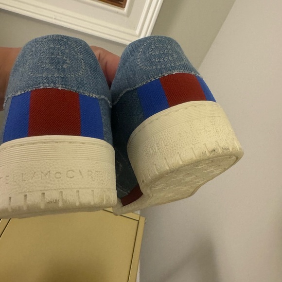 Stella McCartney Terry embroidered platform sneaker size 37. - Picture 7 of 8